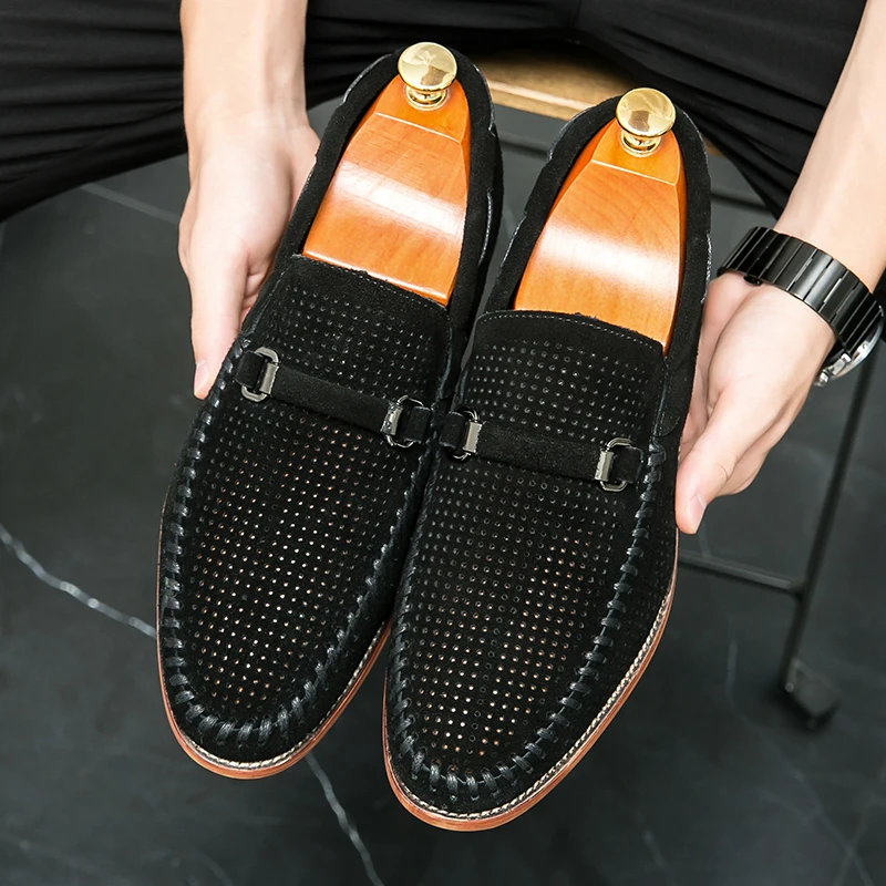 Lewis | Firenze Suede Penny Loafers