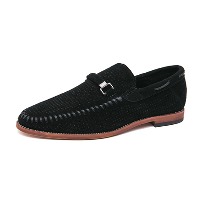 Lewis | Firenze Suede Penny Loafers