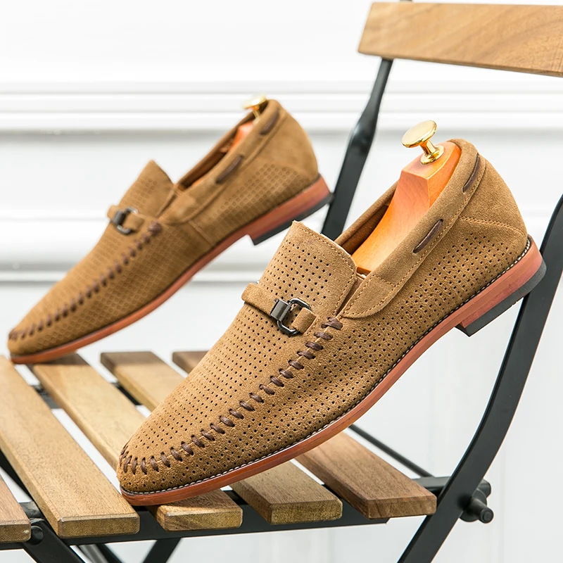 Lewis | Firenze Suede Penny Loafers