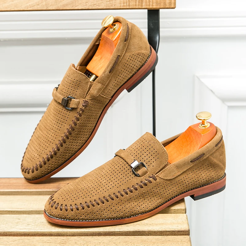 Lewis | Firenze Suede Penny Loafers