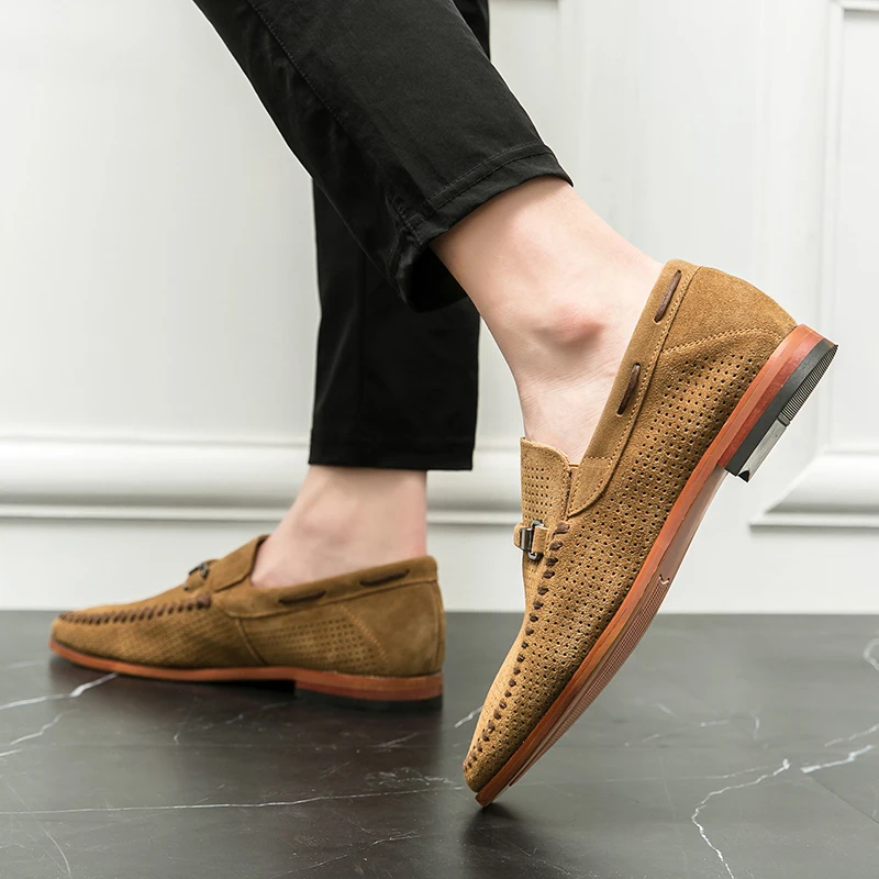 Lewis | Firenze Suede Penny Loafers