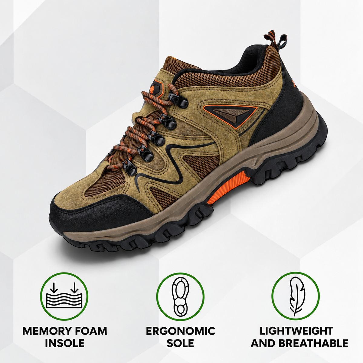 Florence | Lace-Up Trail Walking Shoes