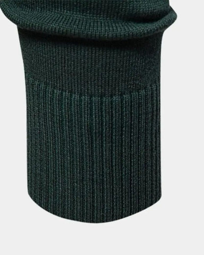 Frederick | Green Quarter-Zip Jumper