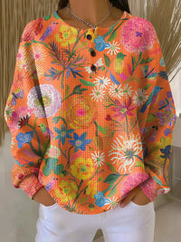 Orange Floral