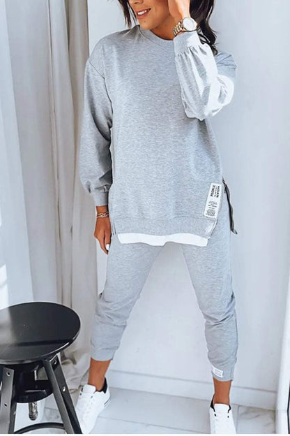 Freda | Layered Sweatshirt & Jogger Set