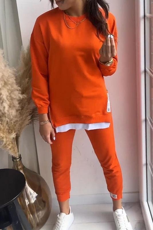 Freda | Layered Sweatshirt & Jogger Set