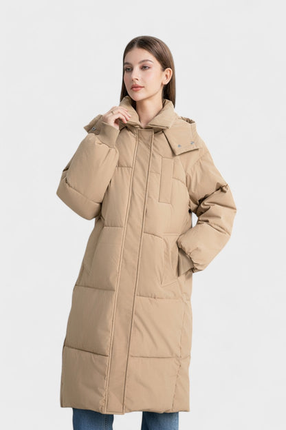 Gabrielle | Black Hooded Puffer Coat