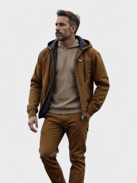 Gareth | Hooded Zip Jacket