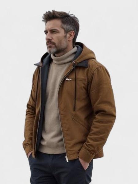 Gareth | Hooded Zip Jacket