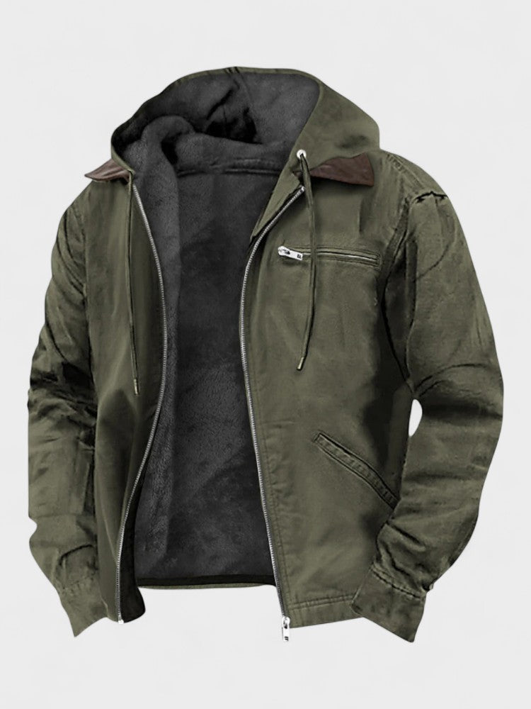 Gareth | Hooded Zip Jacket