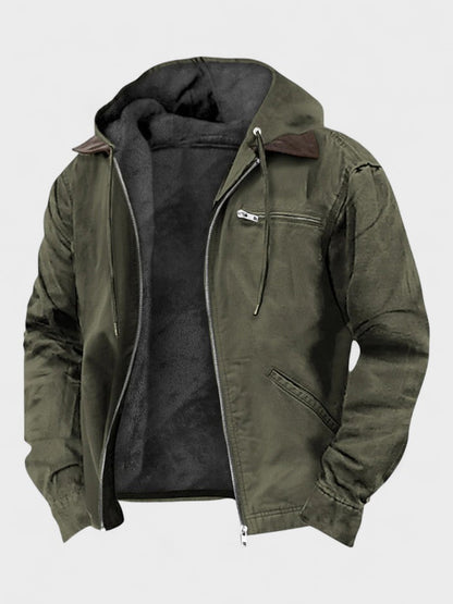 Gareth | Hooded Zip Jacket