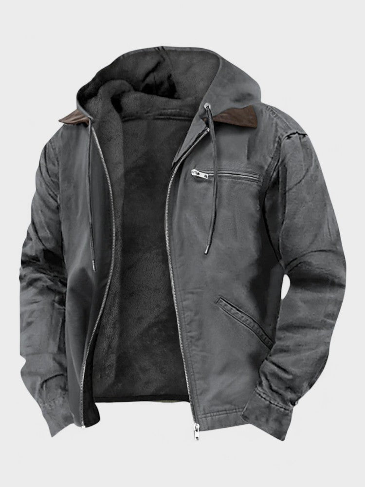 Gareth | Hooded Zip Jacket