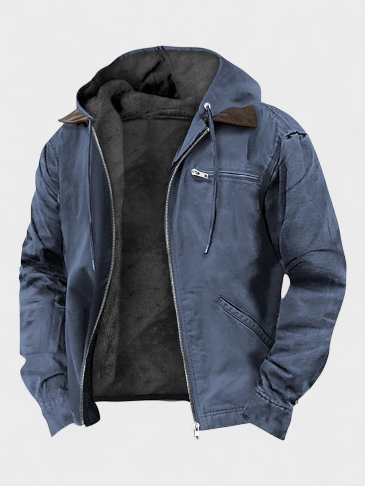 Gareth | Hooded Zip Jacket