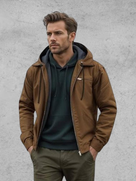 Gareth | Hooded Zip Jacket