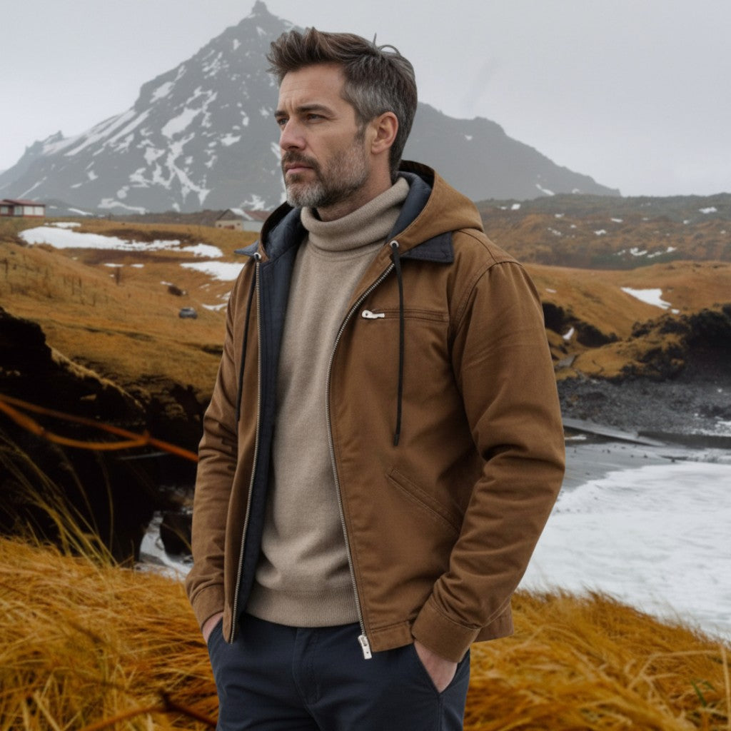 George | Brown Hooded Zip Jacket