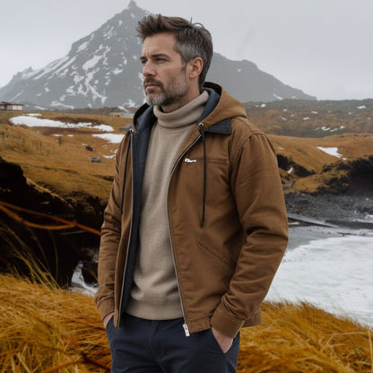 George | Brown Hooded Zip Jacket