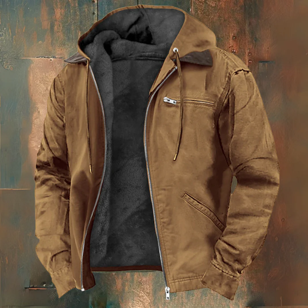 George | Brown Hooded Zip Jacket