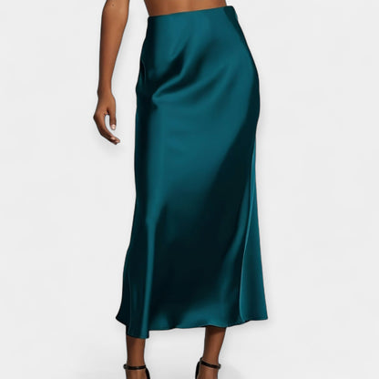 Gina | Satin-Feel Maxi Skirt