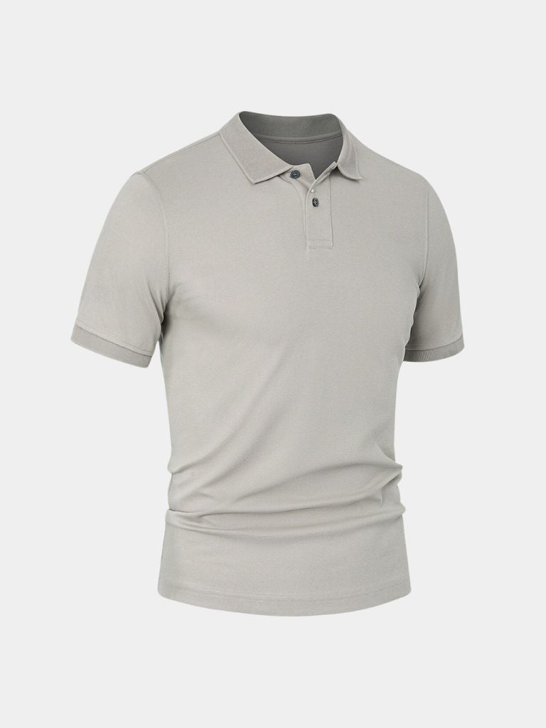 Gordon | Light Grey Classic Polo