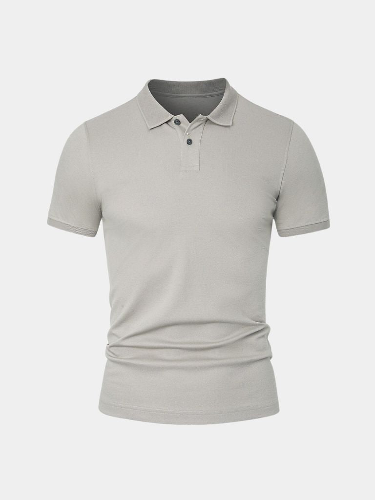 Gordon | Light Grey Classic Polo
