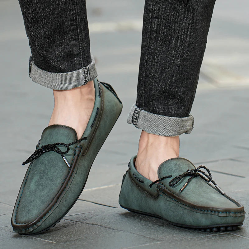 Douglas | Hand-Finished Suede Loafers