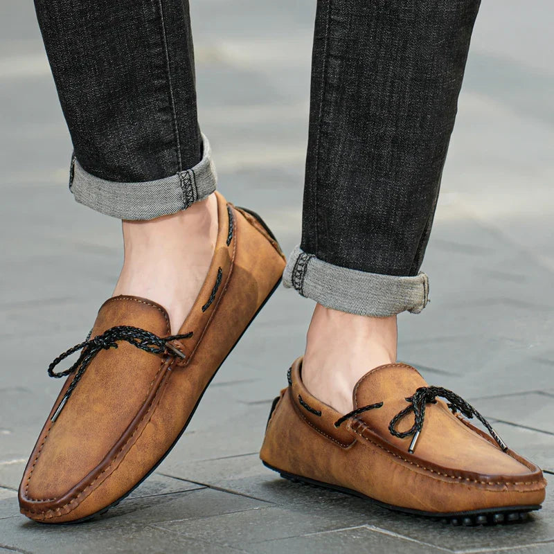 Douglas | Hand-Finished Suede Loafers