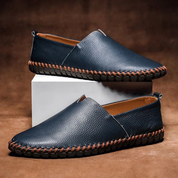 Colin | Hand-Stitched Leather Loafers
