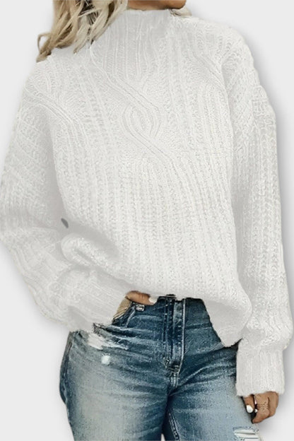 Harper | Black Chunky Knit Jumper