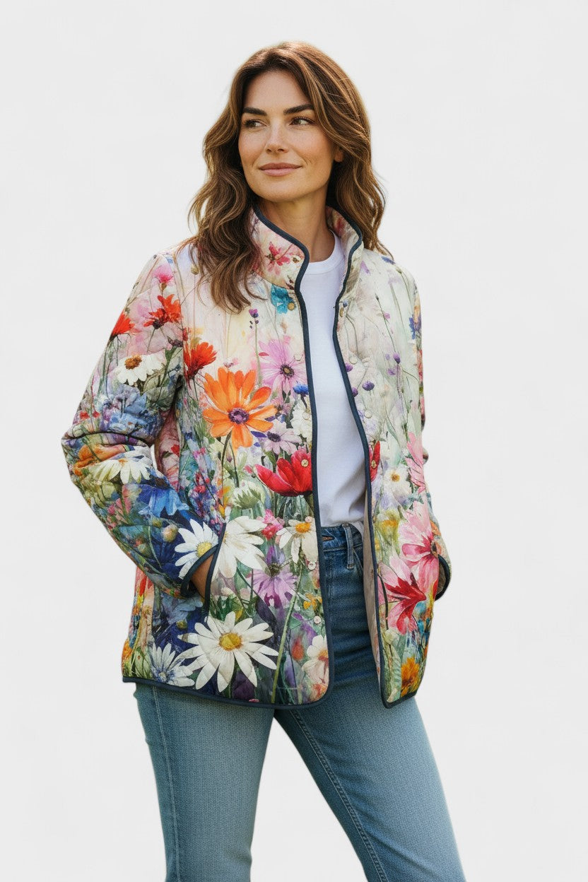 Hettie | Wildflower Quilted Jacket