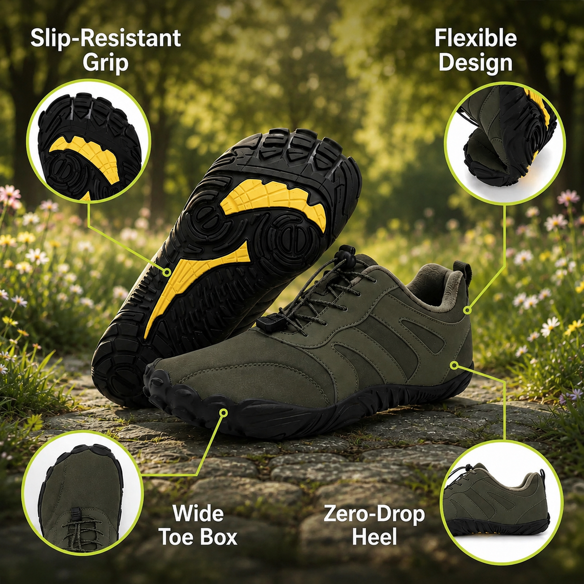 Hayley | Water-Resistant Barefoot Shoes
