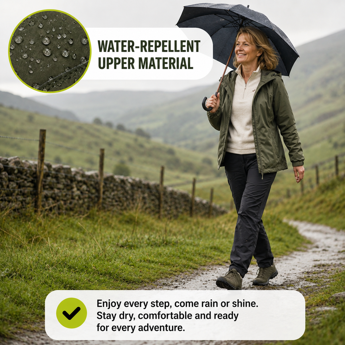 Hayley | Water-Resistant Barefoot Shoes