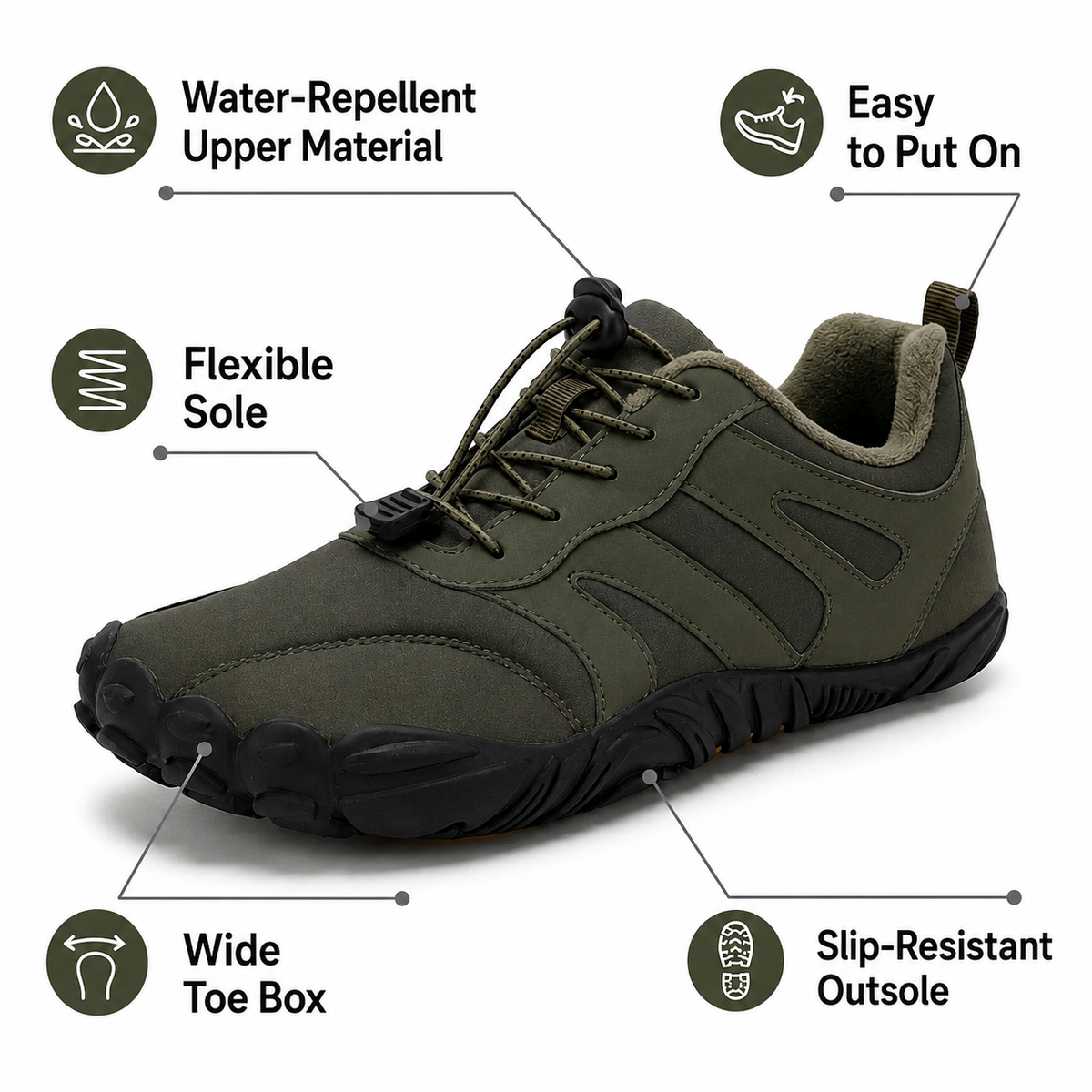 Hayley | Water-Resistant Barefoot Shoes