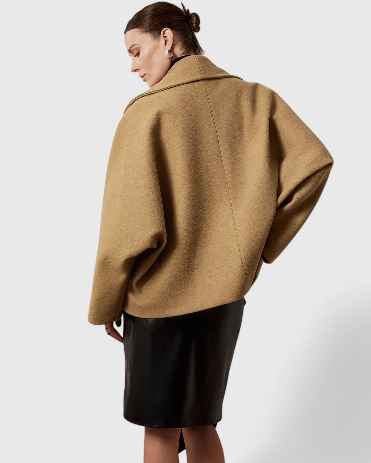 Helena | Charcoal Textured Coat