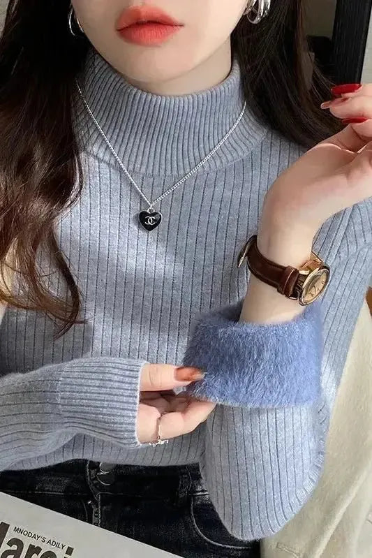 Helena | Navy Soft-Knit Jumper