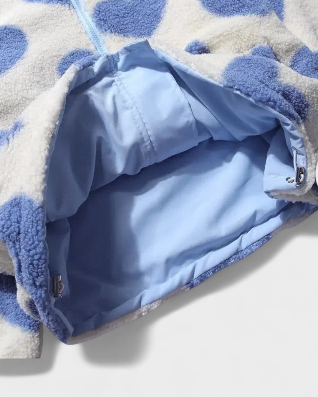 Helena | Heart Print Reversible Jacket
