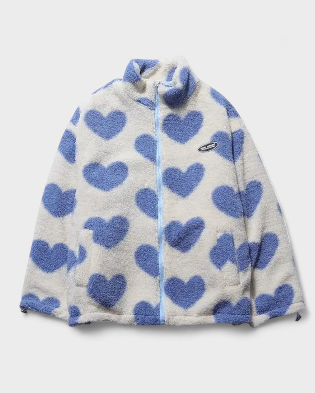 Helena | Heart Print Reversible Jacket