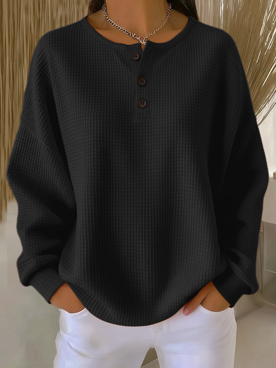 Grace | Plain Waffle Knit Jumper