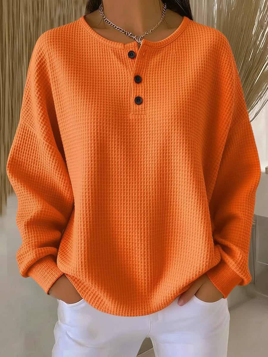 Grace | Plain Waffle Knit Jumper