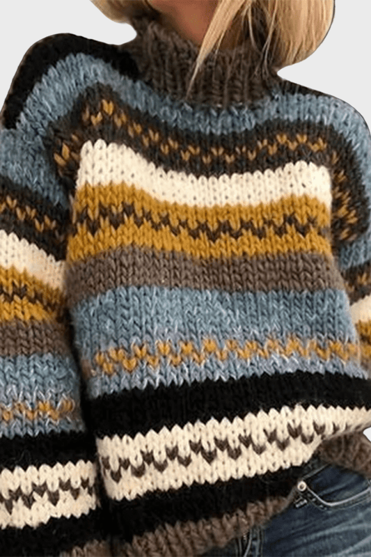 Henrietta | Multicolour Striped Knit Jumper