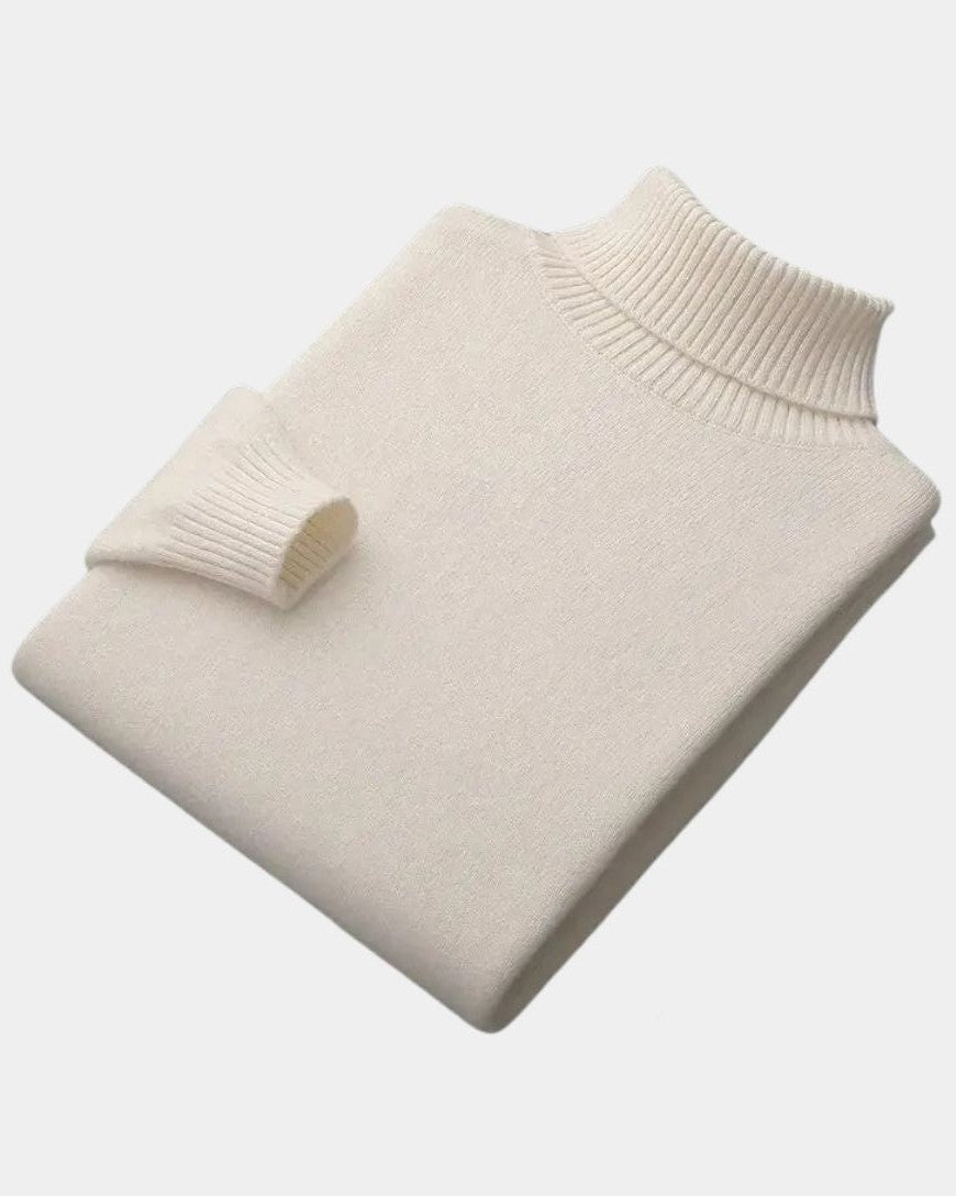 Hector | Sage Roll-Neck Jumper
