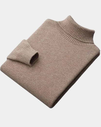 Hector | Sage Roll-Neck Jumper