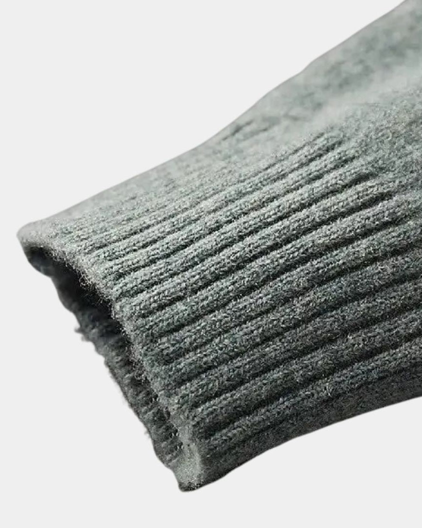 Hector | Sage Roll-Neck Jumper