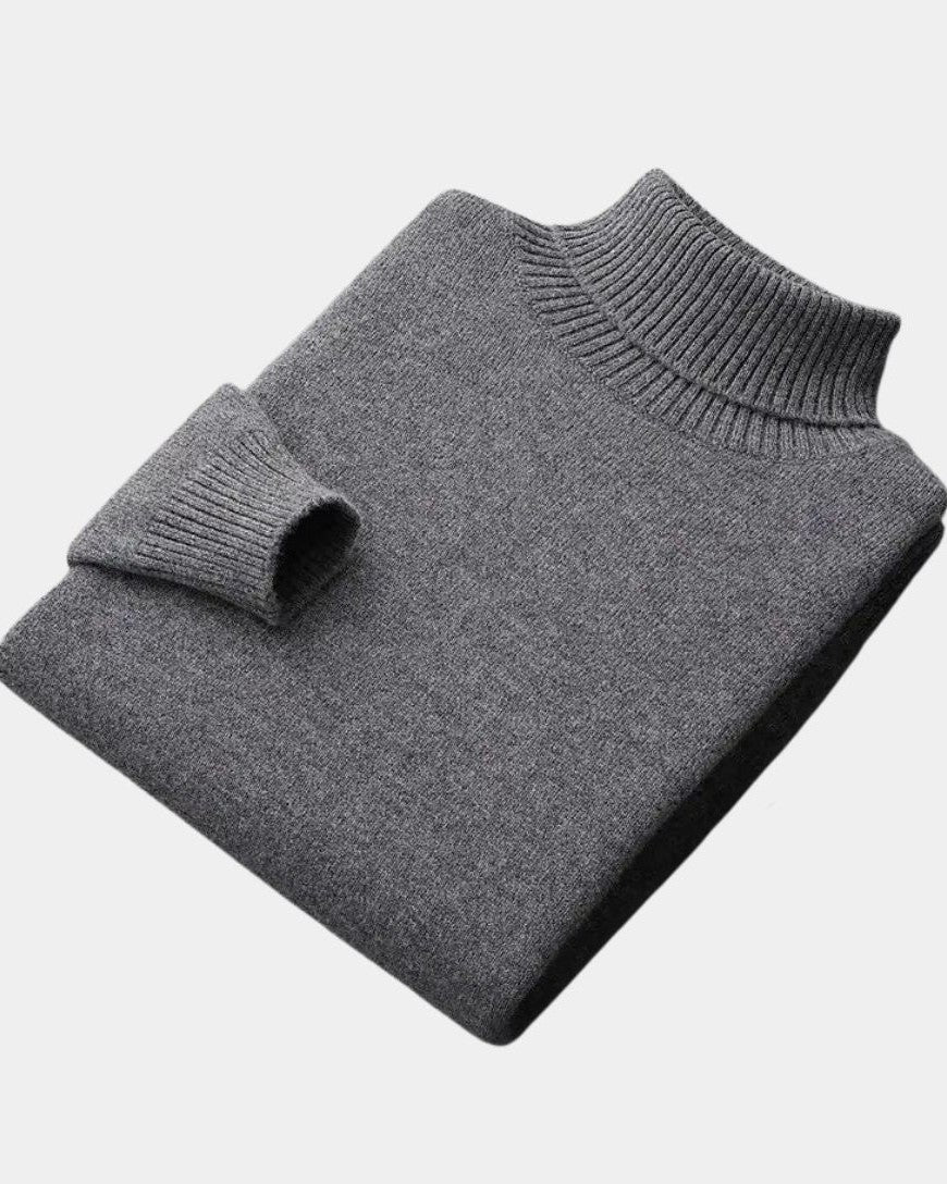Hector | Sage Roll-Neck Jumper