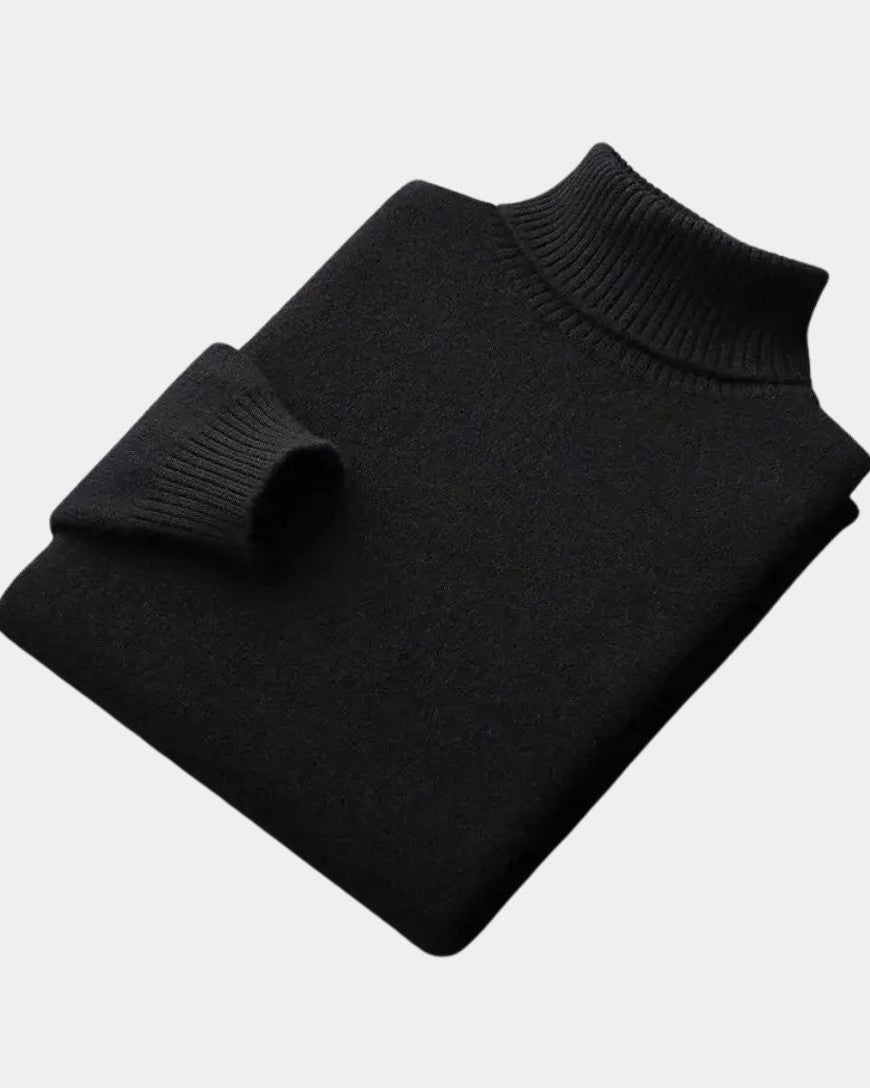 Hector | Sage Roll-Neck Jumper