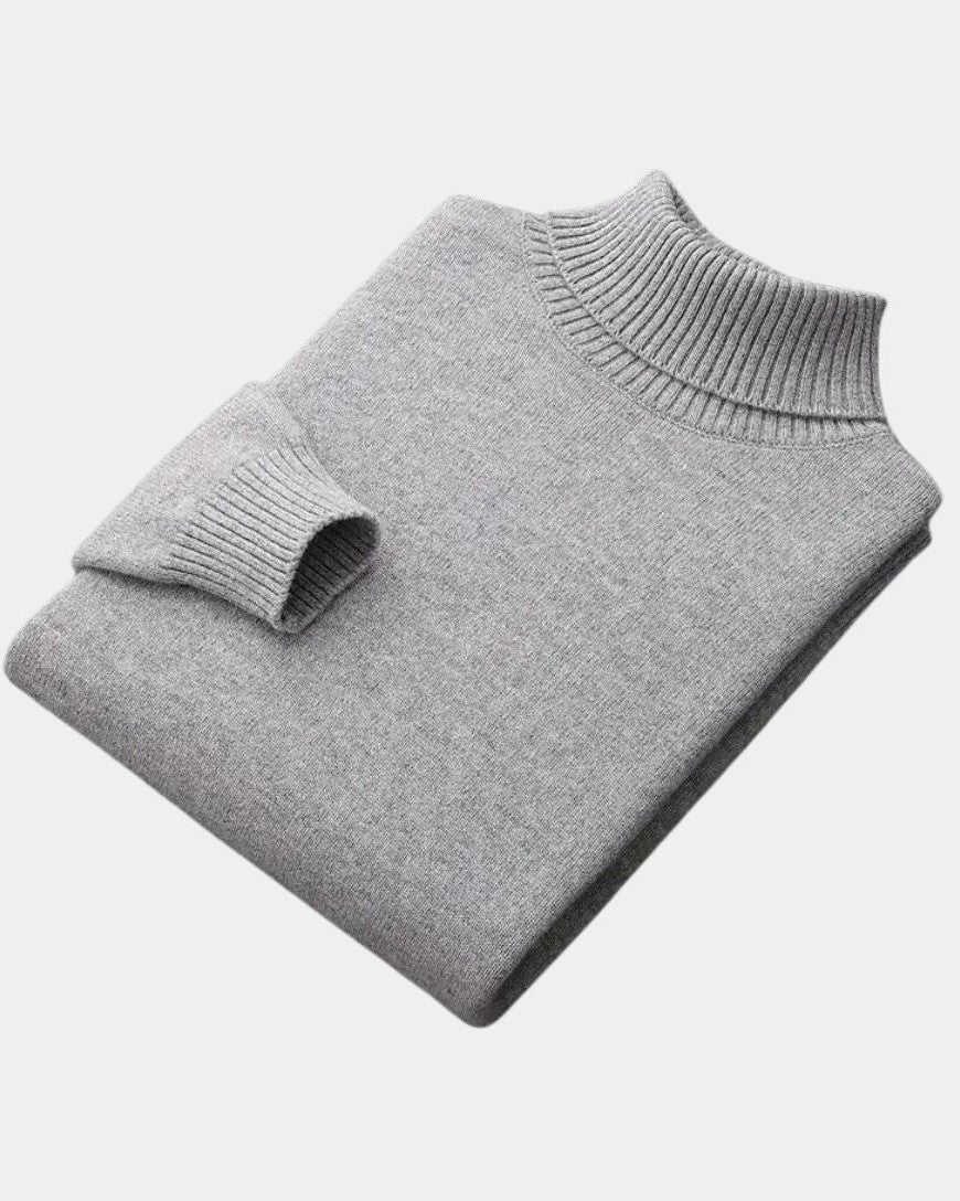 Hector | Sage Roll-Neck Jumper