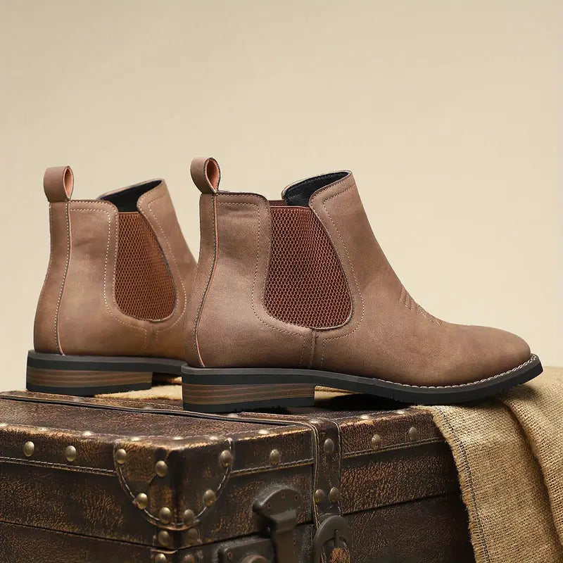Hector | Tan Chelsea Boots
