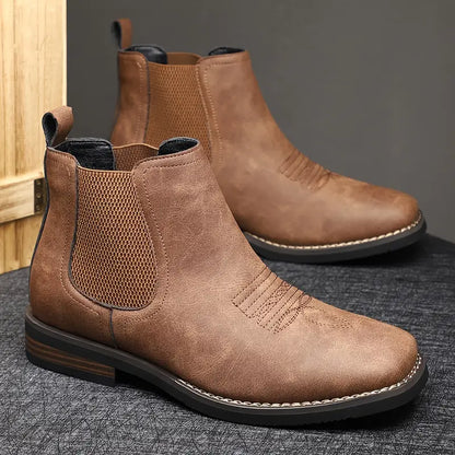 Hector | Tan Chelsea Boots