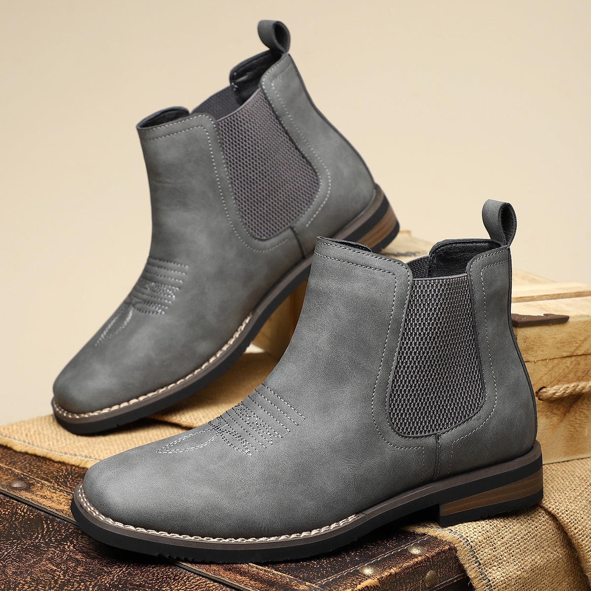 Hector | Tan Chelsea Boots