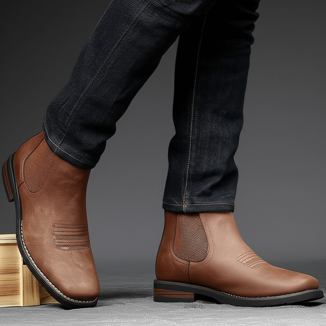Hector | Tan Chelsea Boots