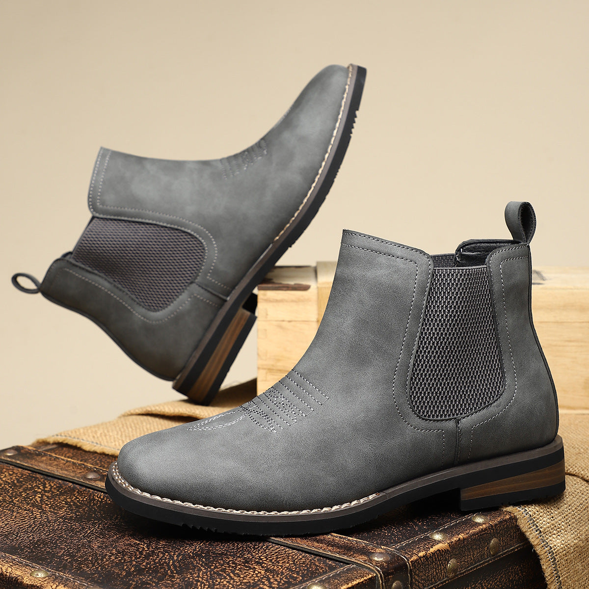 Hector | Tan Chelsea Boots